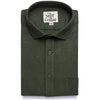 Arabian Green Pure Linen Half Sleeve Shirt