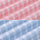 Pink and Blue Outlined Gingham Check 2 Ply Giza Cotton Shirt Combo Pack