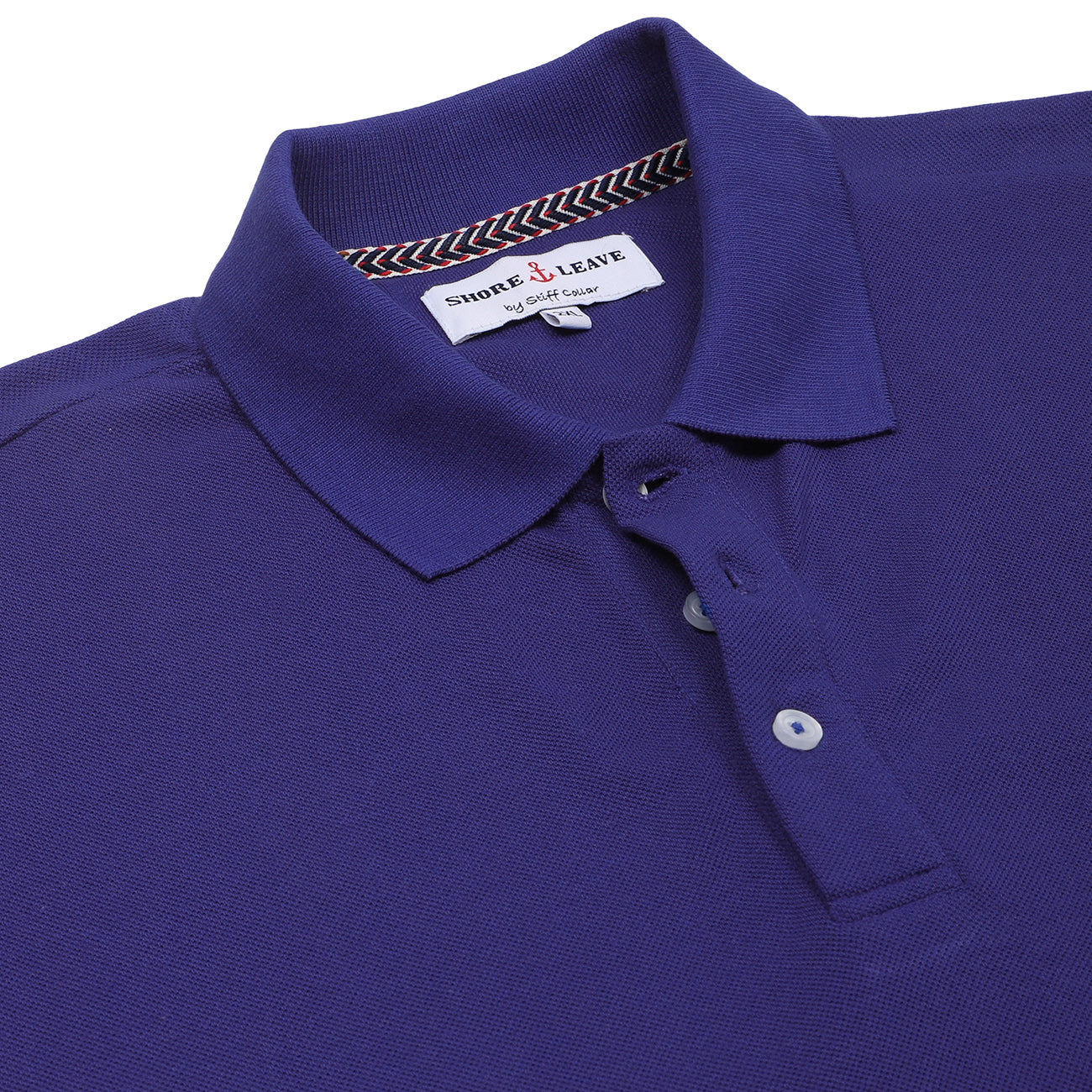 Denim Blue Premium Cotton Polo T-Shirt