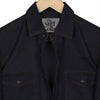 Carbon Black Raw Washed Denim Shirt