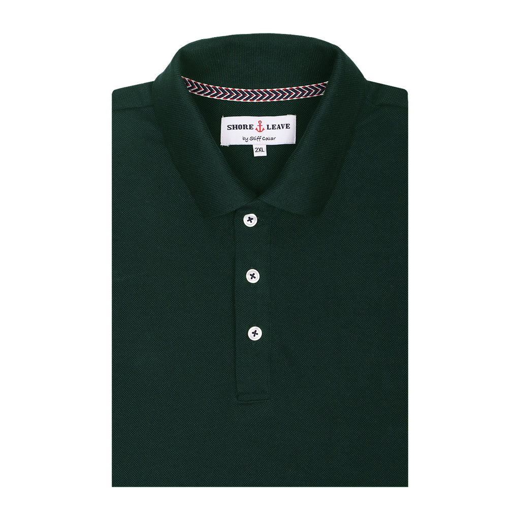 Bottle Green Premium Cotton Polo T-Shirt