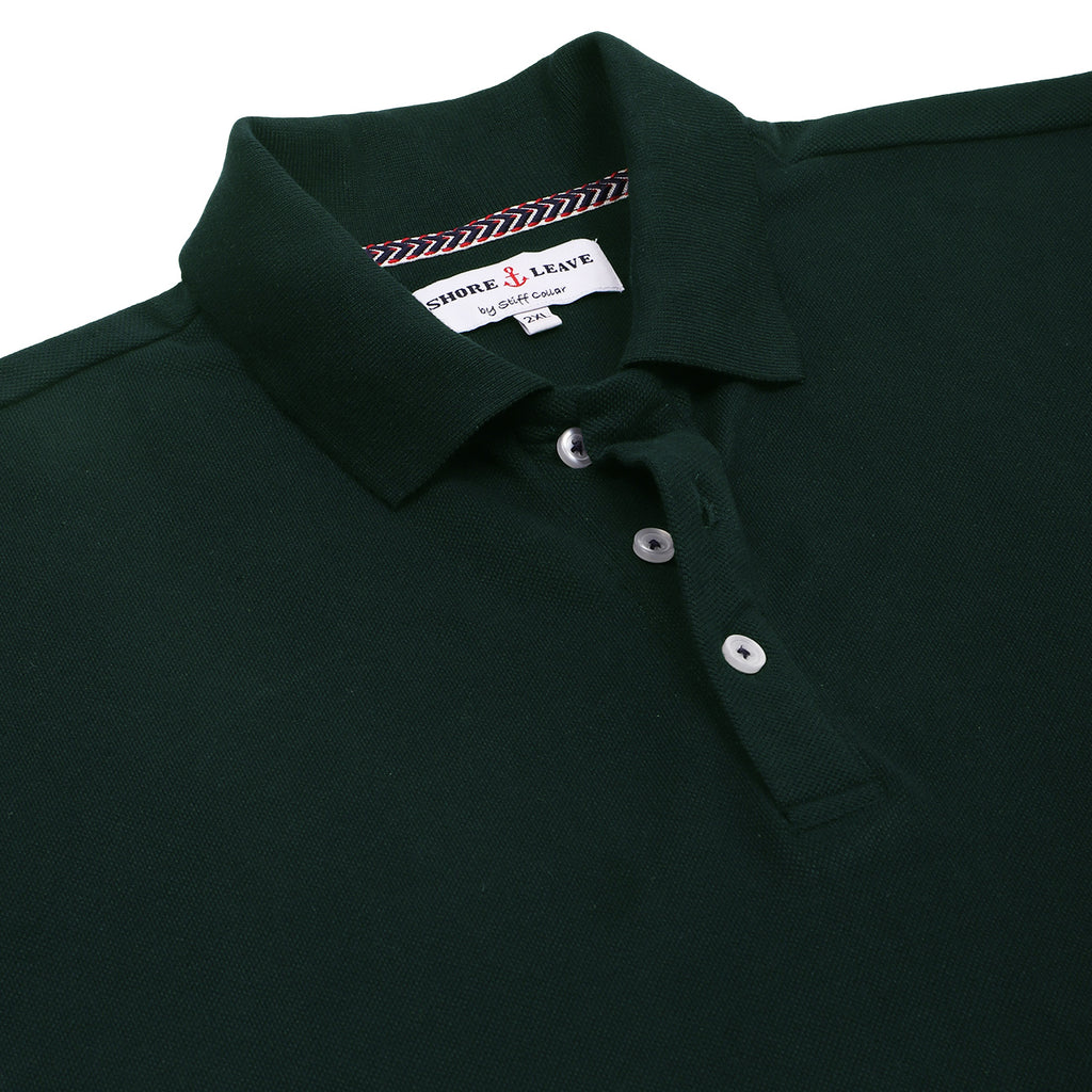 Bottle Green Premium Cotton Polo T-Shirt