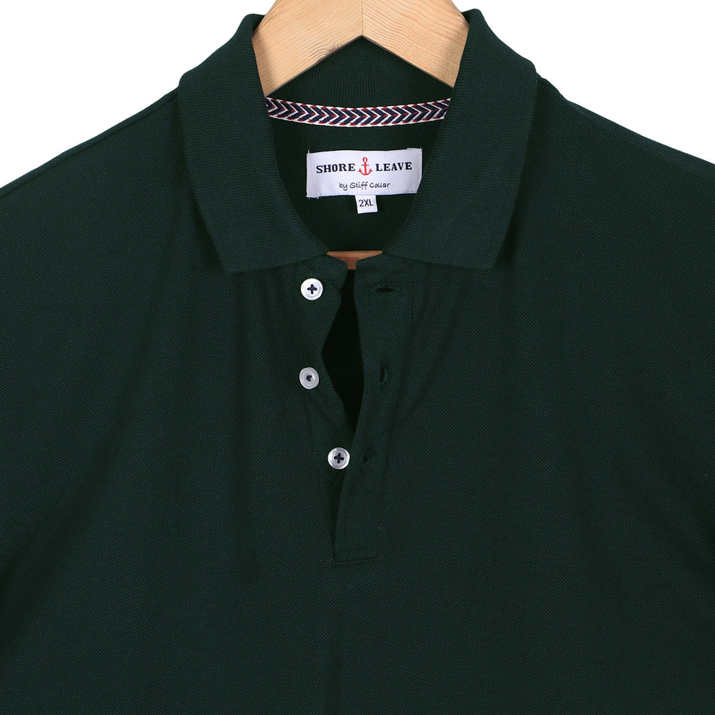 Bottle Green Premium Cotton Polo T-Shirt