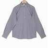 Steel Grey Houndstooth Regular Fit Cotton Shirt