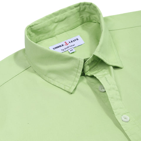 Breeze Blue Twill Enzyme Washed Texas Shirt