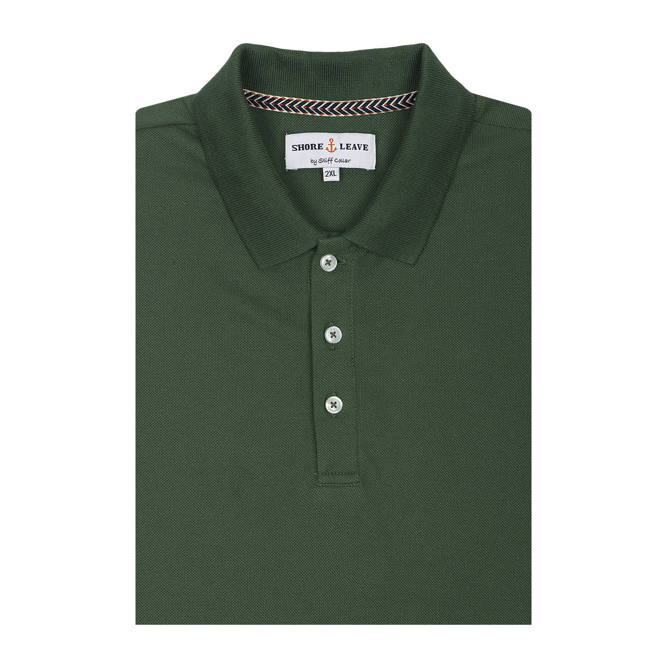 Pine Green Premium Cotton Polo T-Shirt