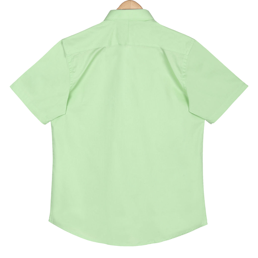 Pista Lime Twill Half Sleeve Shirt