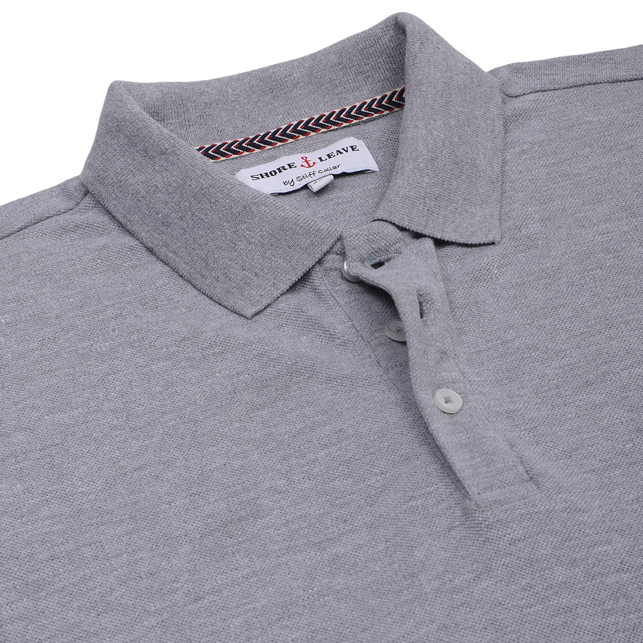 Harbor Grey Premium Cotton Polo T-Shirt
