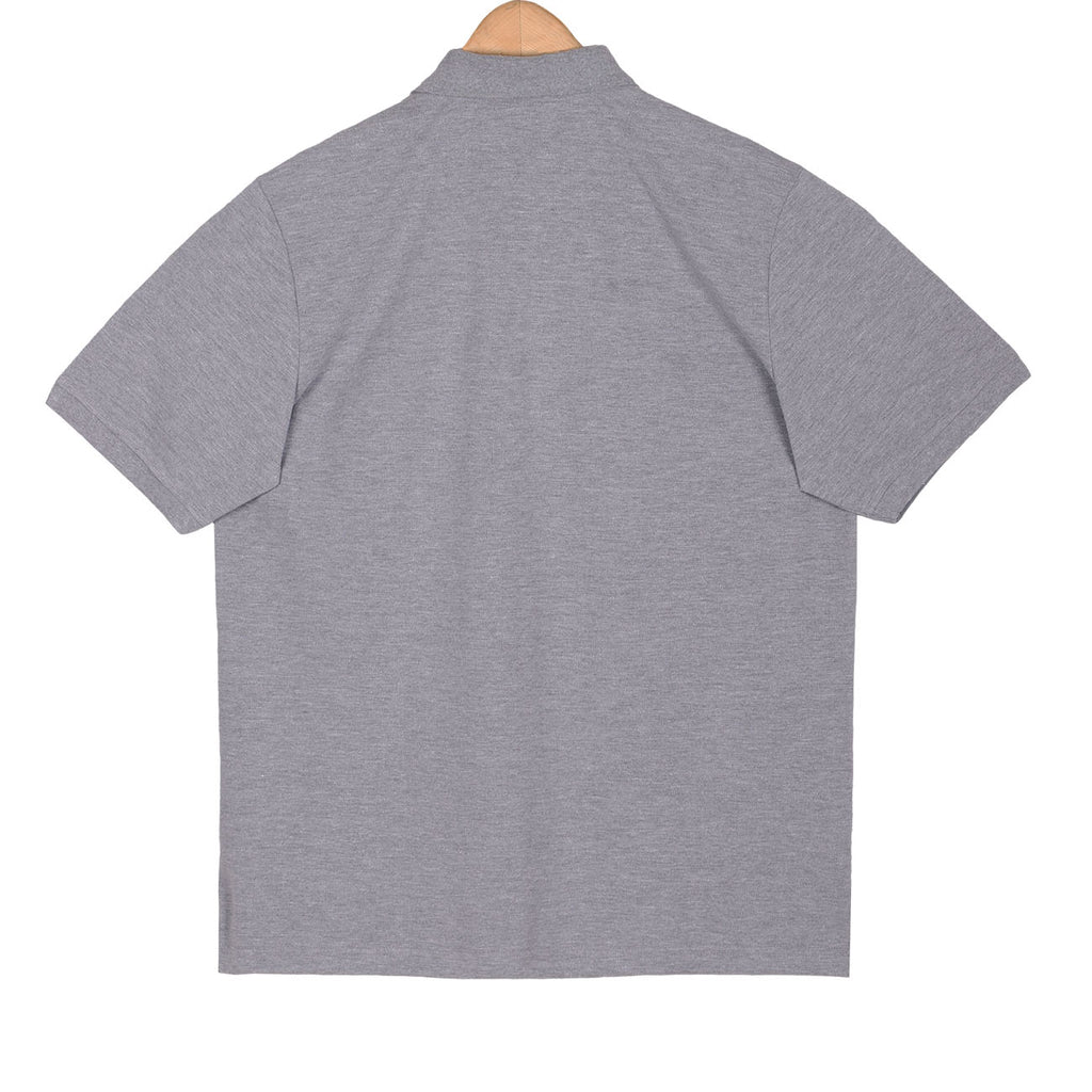 Harbor Grey Premium Cotton Polo T-Shirt