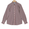 Rustic Red Gingham Check Button Down Cotton Shirt