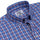 Jodhpur Blue Check Button Down Cotton Blend Shirt