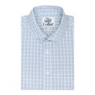 Green Blue Tattersall Check Regular Fit Cotton Shirt