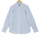 Green Blue Tattersall Check Regular Fit Cotton Shirt