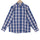 Grey Blue Tartan Checks Regular Fit Cotton Shirt