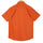 Bold Orange Twill Half Sleeve Shirt