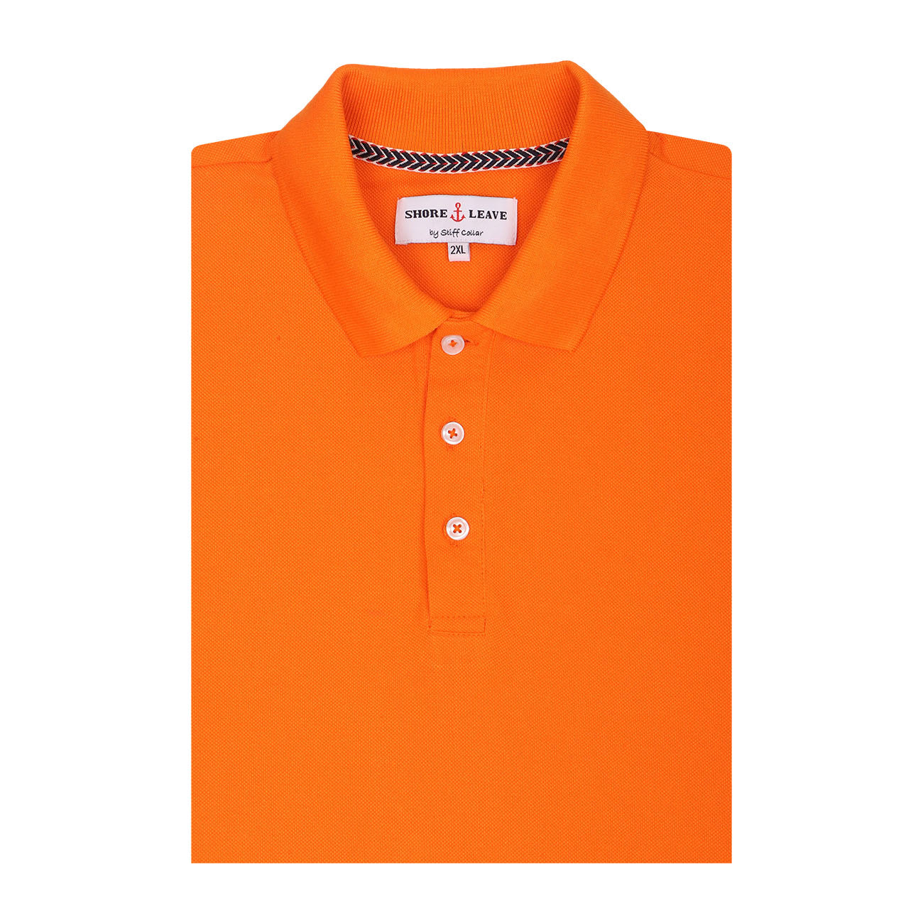 Spanish Orange Premium Cotton Polo T-Shirt