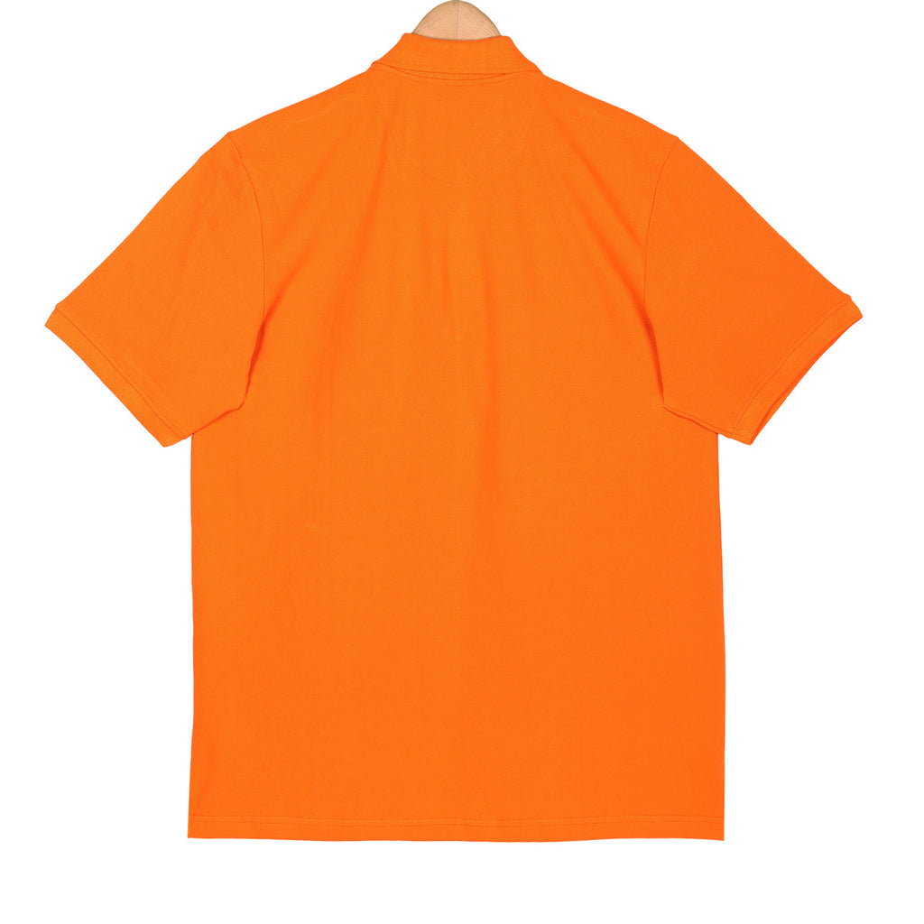 Spanish Orange Premium Cotton Polo T-Shirt