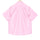 Baby Pink Herringbone Half Sleeve Giza Cotton Shirt