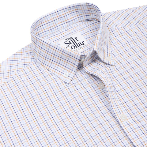 White and Blue Oxford Regular Fit Cotton Shirt Combo Pack