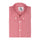 Red Gingham Checks Button Down Cotton Blend Shirt