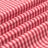 Red Gingham Checks Button Down Cotton Blend Shirt