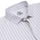 White Herringbone Windowpane Check Regular Fit Cotton Shirt