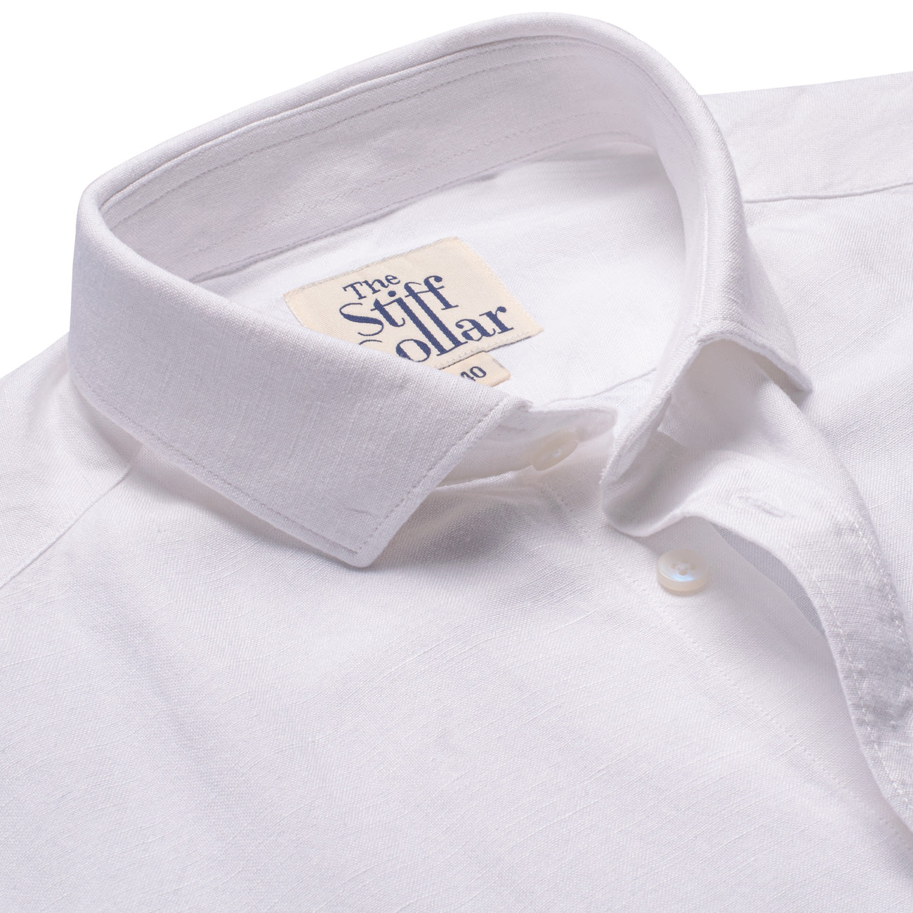 Frost White Linen Regular Fit Shirt